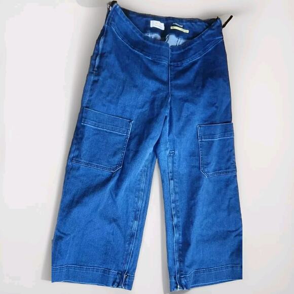 The Adaptive Seated Colette Cropped Wide-Leg Pants Sz 30 Petite - Picture 2 of 5